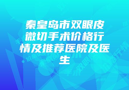 秦皇岛市双眼皮微切手术价格行情及推荐医院及医生