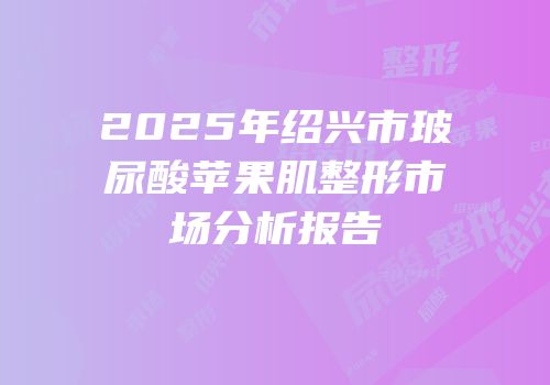 2025年绍兴市玻尿酸苹果肌整形市场分析报告
