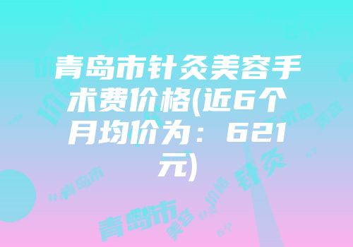 青岛市针灸美容手术费价格(近6个月均价为：621元)