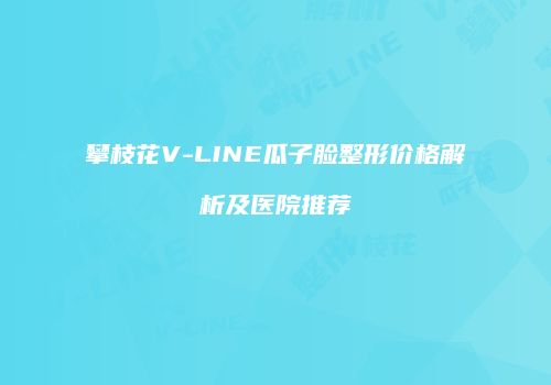 攀枝花V-LINE瓜子脸整形价格解析及医院推荐