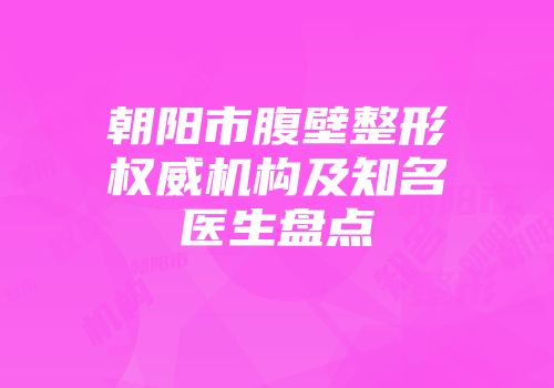 朝阳市腹壁整形权威机构及知名医生盘点