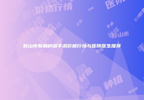 鞍山市鬓角种植手术价格行情与医院医生推荐
