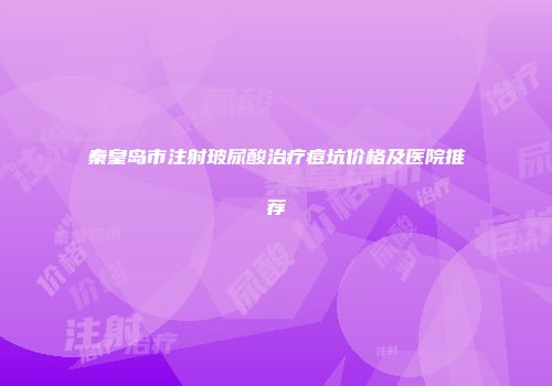 秦皇岛市注射玻尿酸治疗痘坑价格及医院推荐
