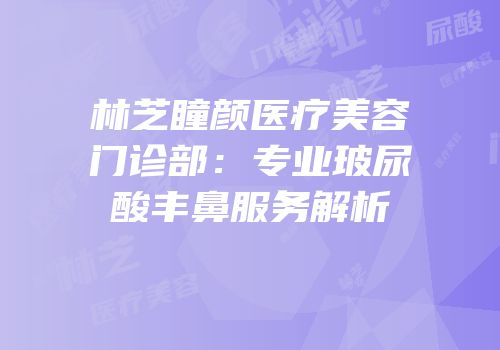 林芝瞳颜医疗美容门诊部：专业玻尿酸丰鼻服务解析