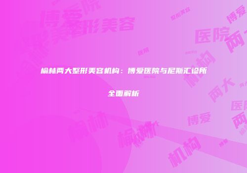 榆林两大整形美容机构：博爱医院与尼斯汇诊所全面解析